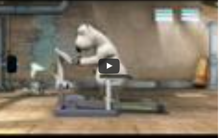 Funny Dog Video:  Working Out